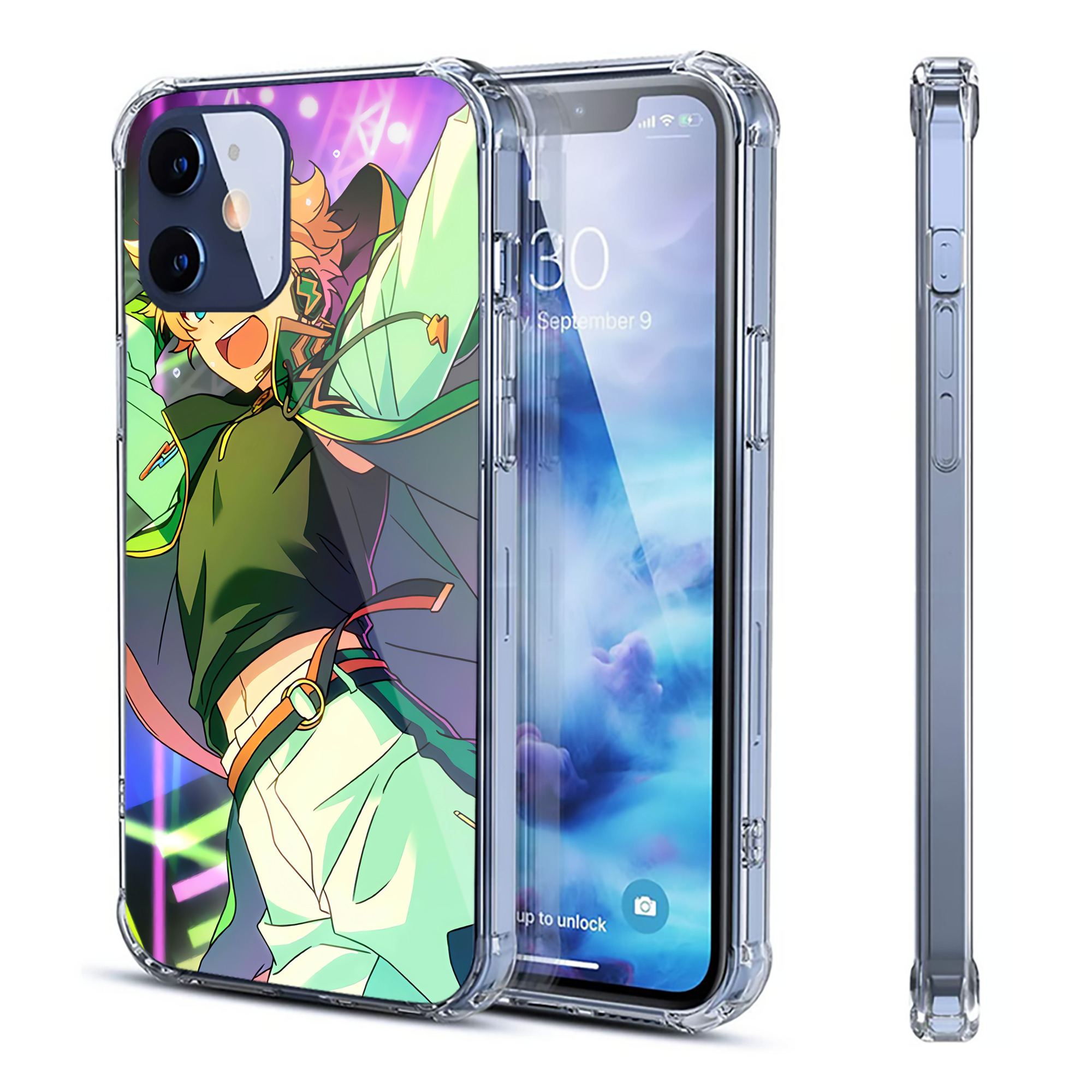 （画像用） あんさんぶるスターズ! Ensemble Stars 【iPhone 12シリーズ対応】透明スマホケース（クリアソフトケース）